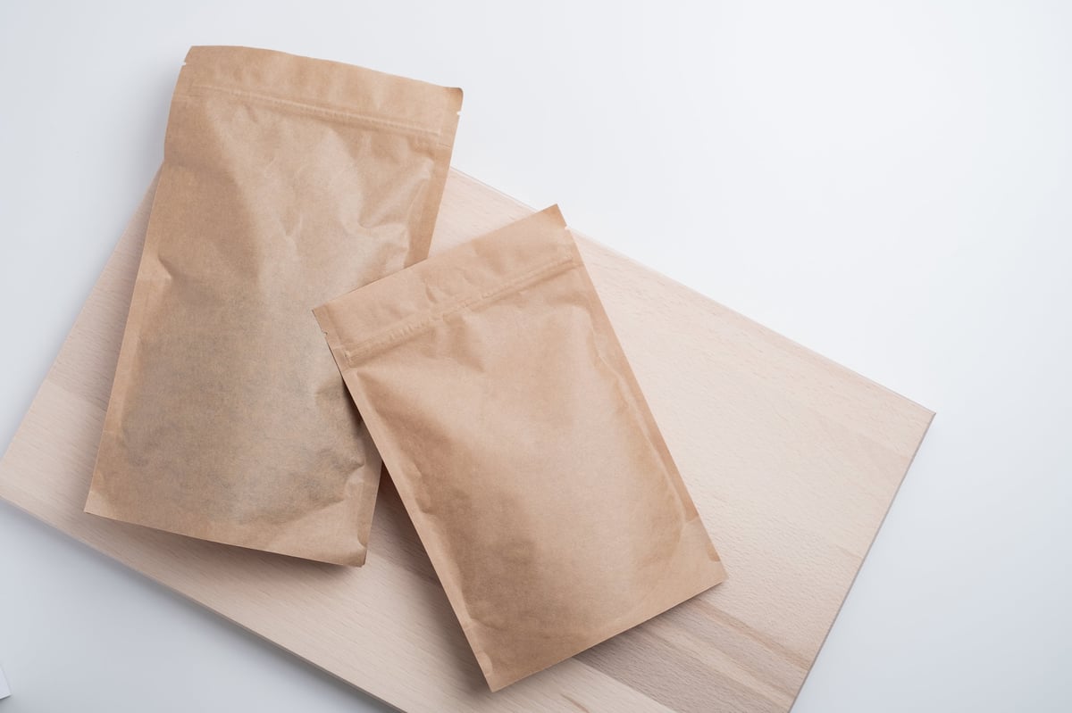Custom printed tea packaging with loose leaf tea